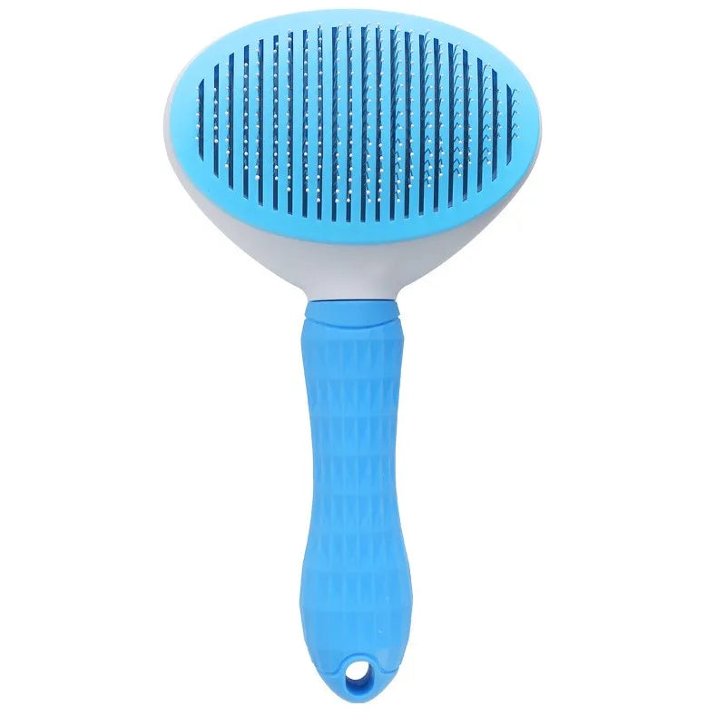 Cat Brush Remove Hair Pet Hair Removal Comb for Cats Non-Slip Grooming Brush Stainless Steel Dog Combs Brushes Cat Accessories