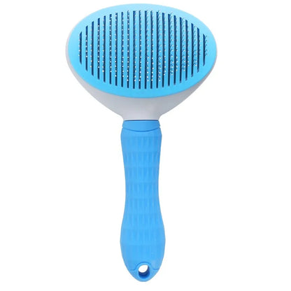 Cat Brush Remove Hair Pet Hair Removal Comb for Cats Non-Slip Grooming Brush Stainless Steel Dog Combs Brushes Cat Accessories