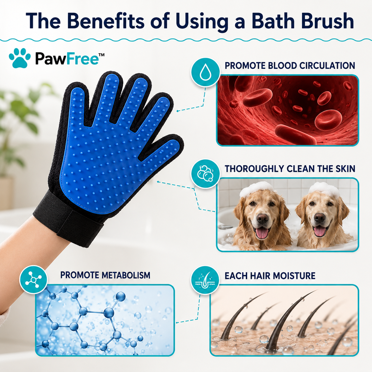 GroomGlove™ Pet Brush