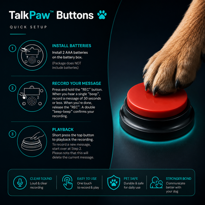 TalkPaw™ Buttons