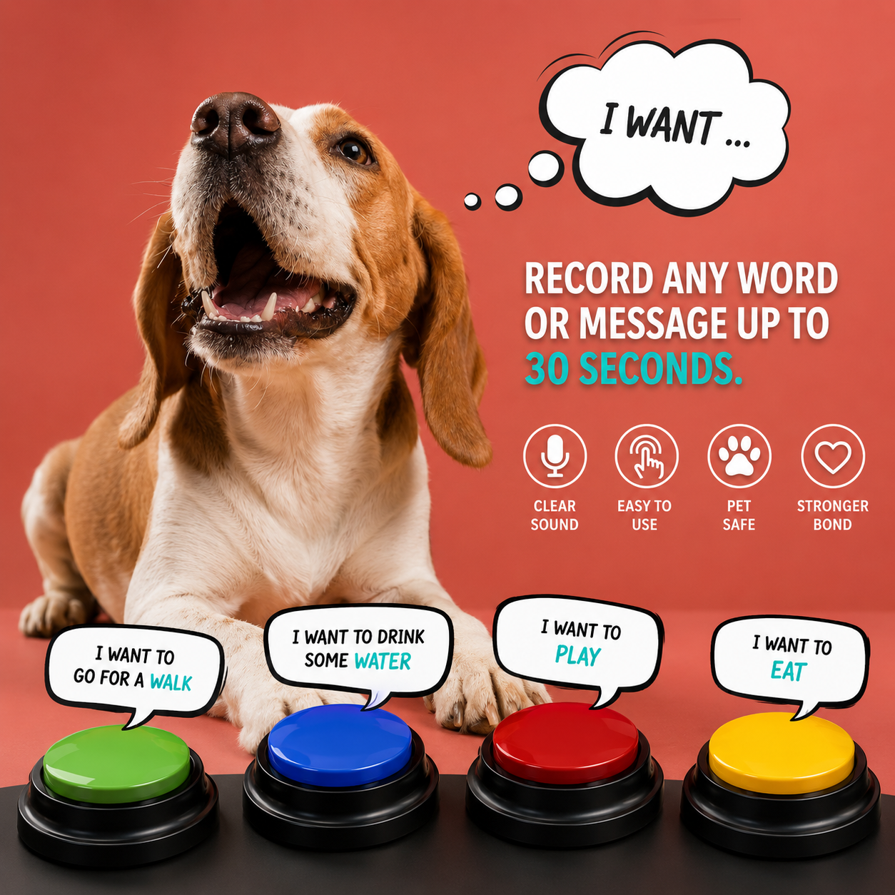 TalkPaw™ Buttons