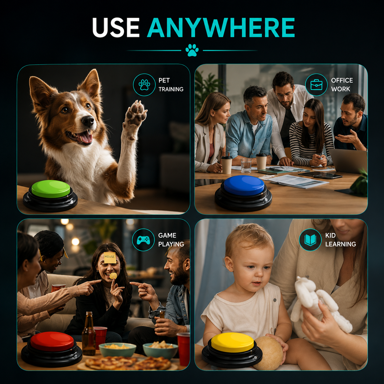TalkPaw™ Buttons